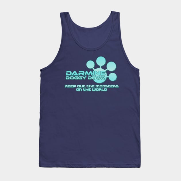 DARMINE DOGGY DOOR Tank Top by darklordpug